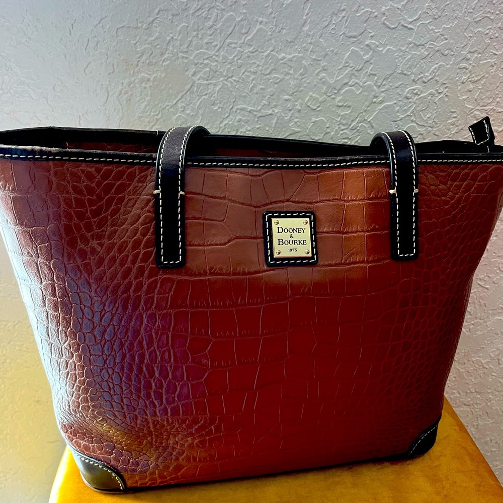 Dooney and Bourke brown tote